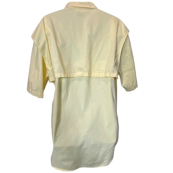 World Wide Sport Men's XL Vented Short Slv Fishing Hiking Yellow, Logo 2006 - Picture 5 of 10